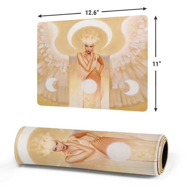 Moon Angel by LA Williams Mousepad