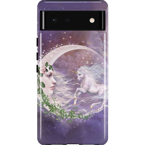 Moon Unicorn by Laurie Prindle Pixel Cases
