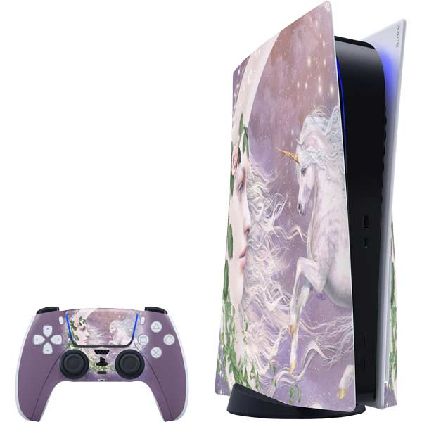 Moon Unicorn by Laurie Prindle PlayStation PS5 Skins