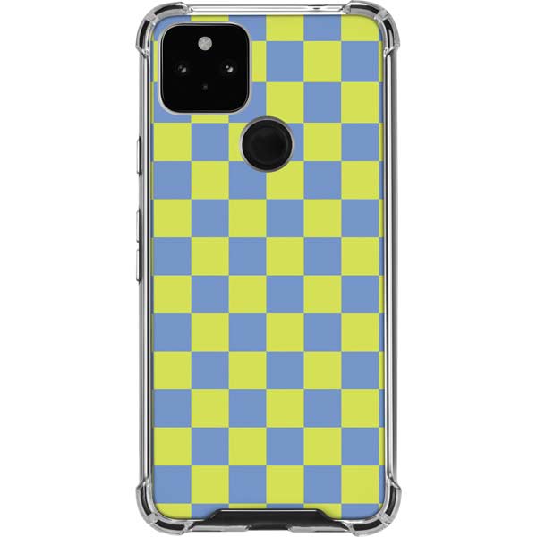 Neon Checkered Pixel Cases