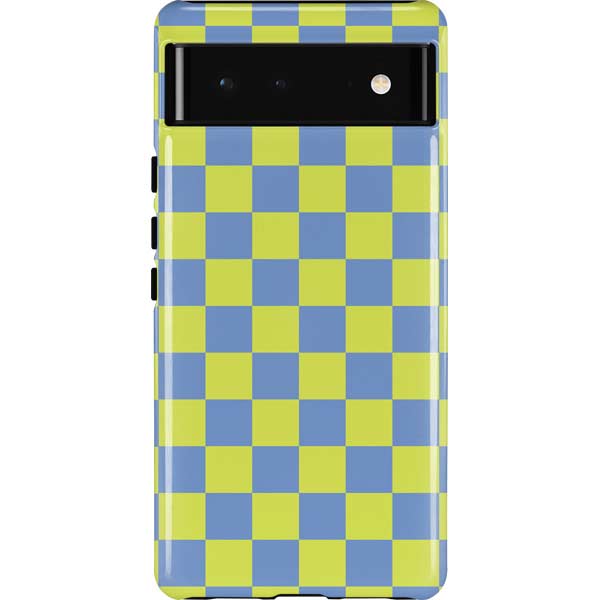 Neon Checkered Pixel Cases