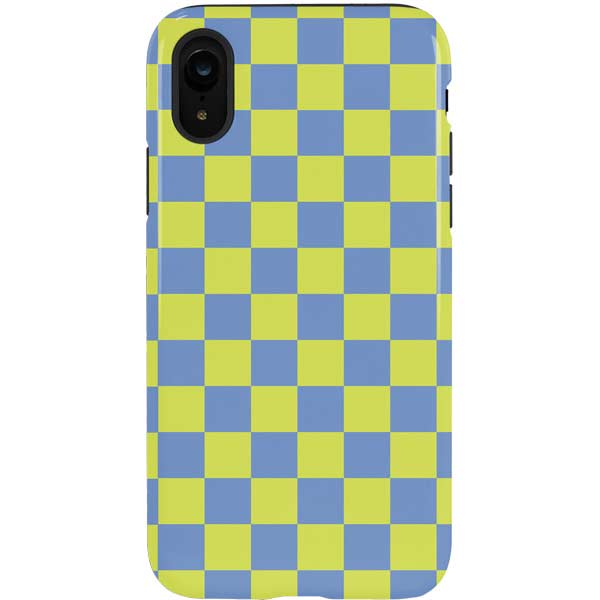 Neon Checkered iPhone Cases