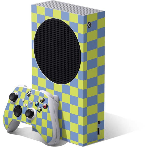 Neon Checkered Xbox Series S Skins