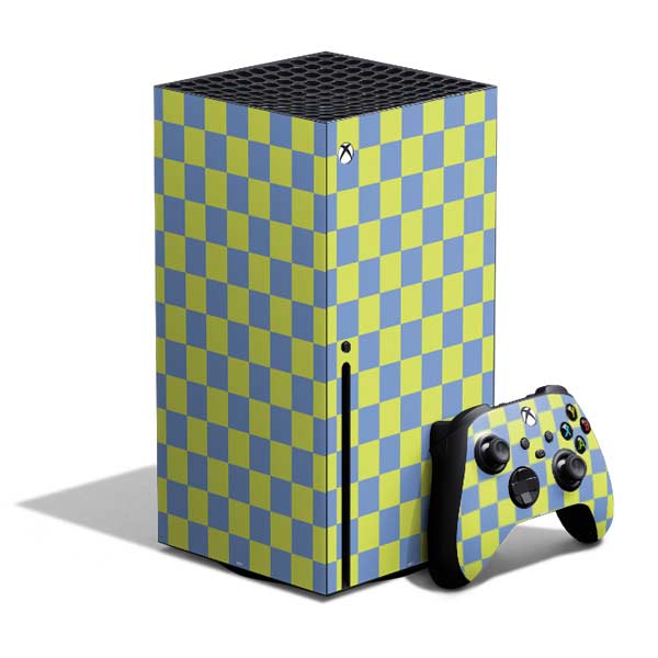 Neon Checkered Xbox Series X Skins