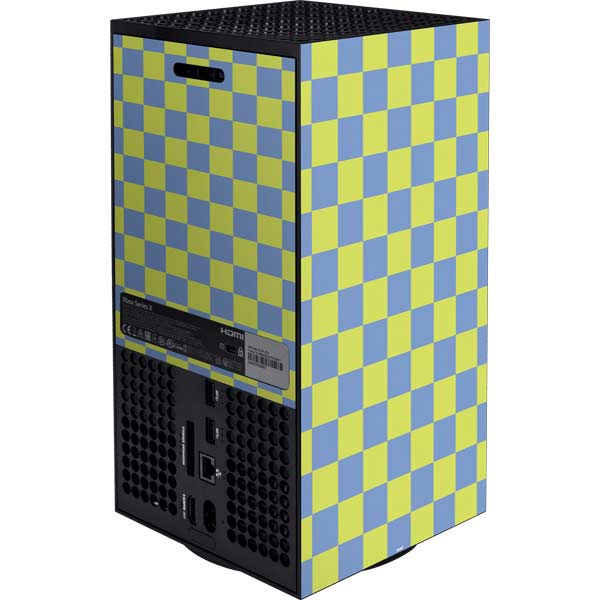 Neon Checkered Xbox Series X Skins