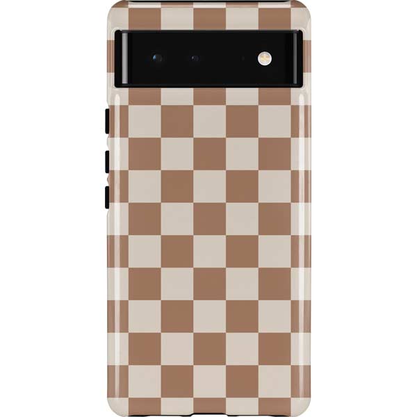 Neutral Checkered Pixel Cases