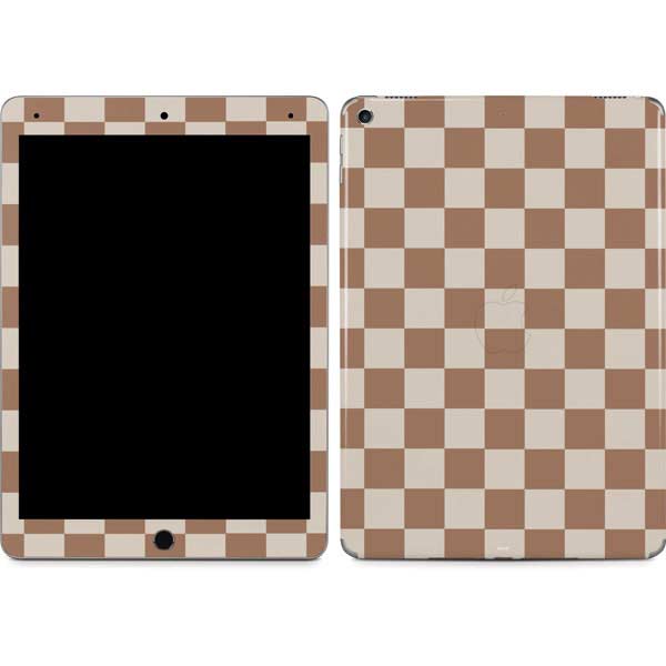 Neutral Checkered iPad Skins