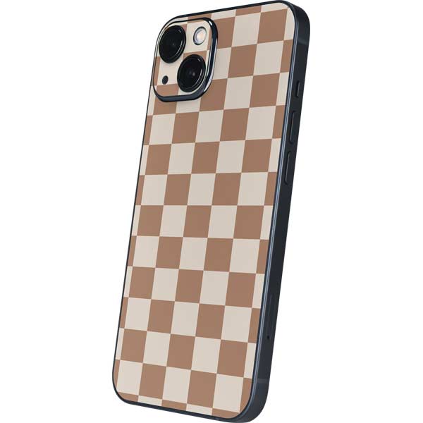 Neutral Checkered iPhone Skins