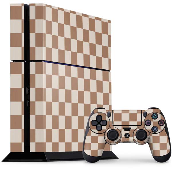 Neutral Checkered PlayStation PS4 Skins