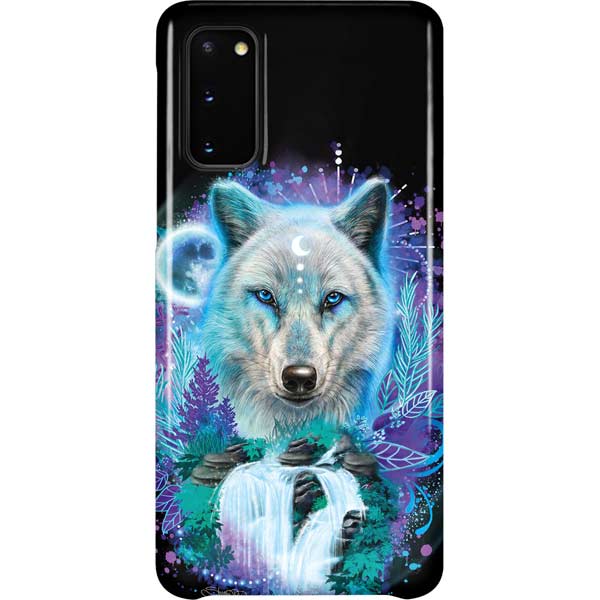 Night Wolf by Sheena Pike Galaxy Cases