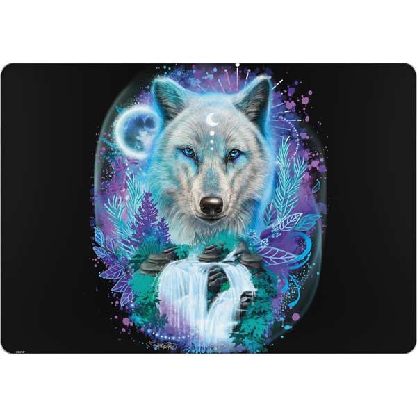 Night Wolf by Sheena Pike MacBook Skins