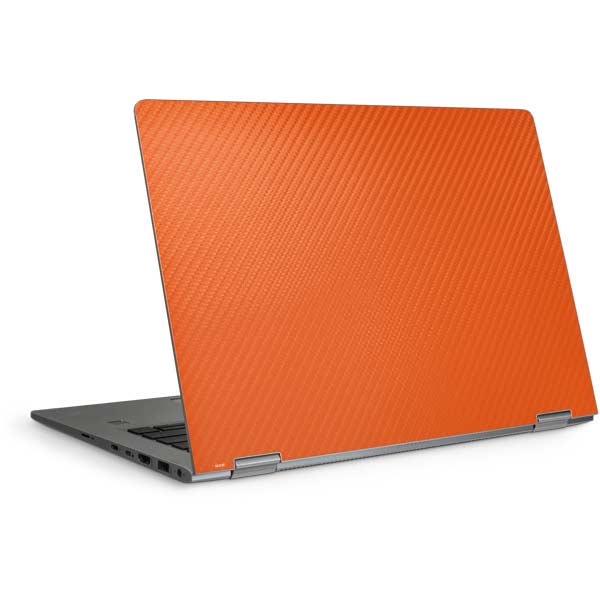 Orange Carbon Fiber Specialty Texture Material Laptop Skins