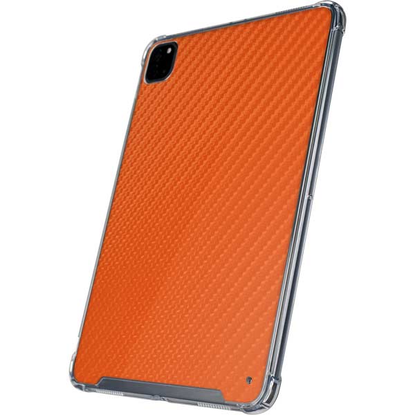 Orange Carbon Fiber Specialty Texture Material iPad Cases