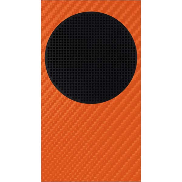 Orange Carbon Fiber Specialty Texture Material Xbox Series S Skins