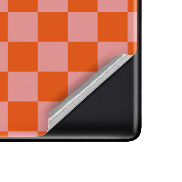 Orange Checkered Pixel Skins