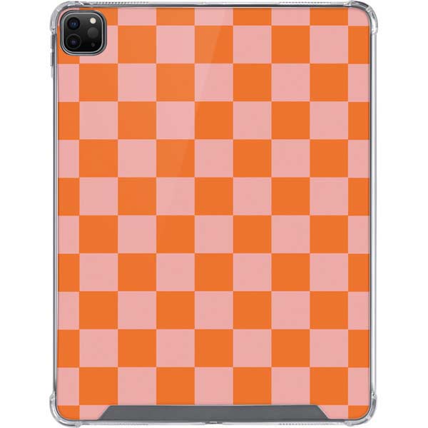Orange Checkered iPad Cases