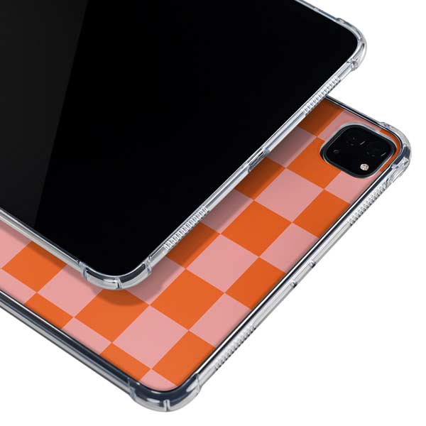 Orange Checkered iPad Cases