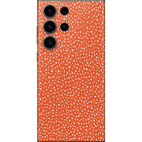 Orange Spots Galaxy Skins