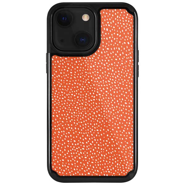 Orange Spots iPhone Cases