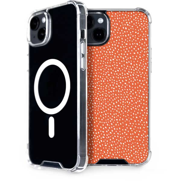 Orange Spots iPhone Cases