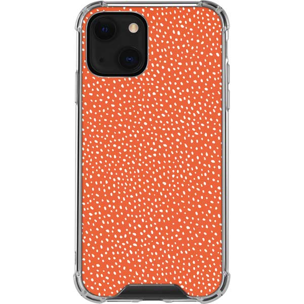 Orange Spots iPhone Cases