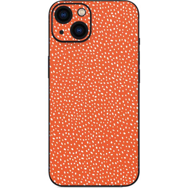 Orange Spots iPhone Skins