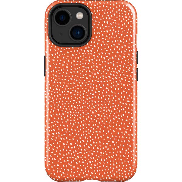 Orange Spots iPhone Cases