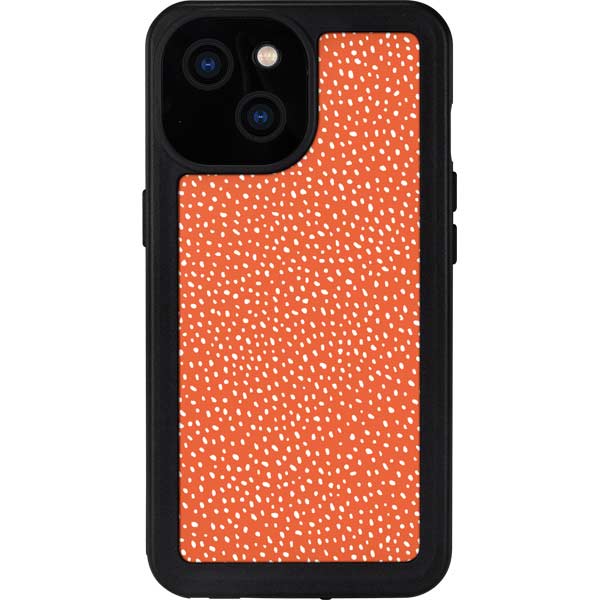 Orange Spots iPhone Cases