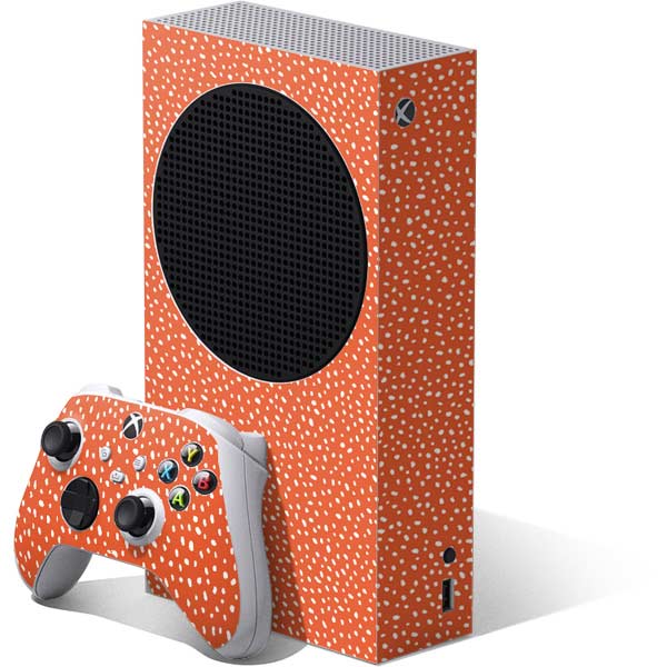 Orange Spots Xbox Series S Skins