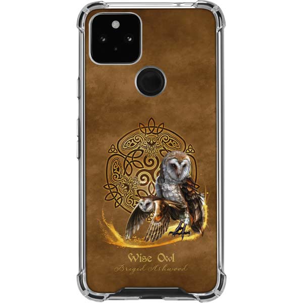 Owl Celtic Knot by Brigid Ashwood Pixel Cases