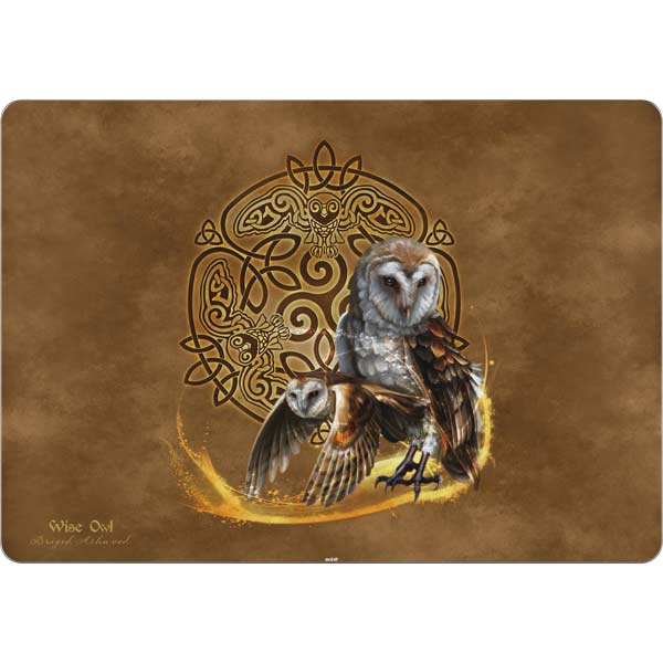 Owl Celtic Knot by Brigid Ashwood MacBook Skins