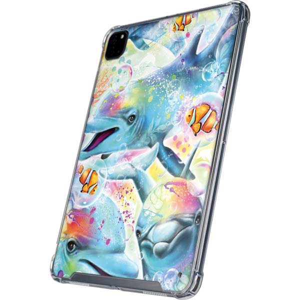 Pastel Dolphins by Sheena Pike iPad Cases