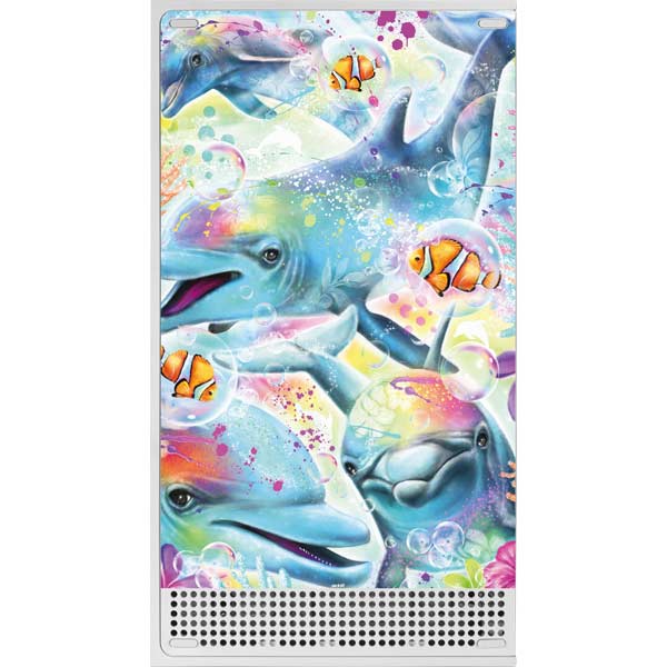Pastel Dolphins by Sheena Pike Xbox Series S Skins