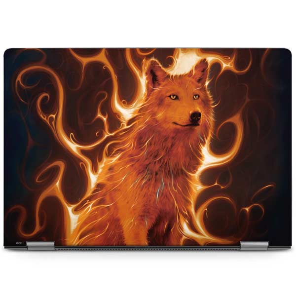 Phoenix Wolf by Vincent Hie Laptop Skins