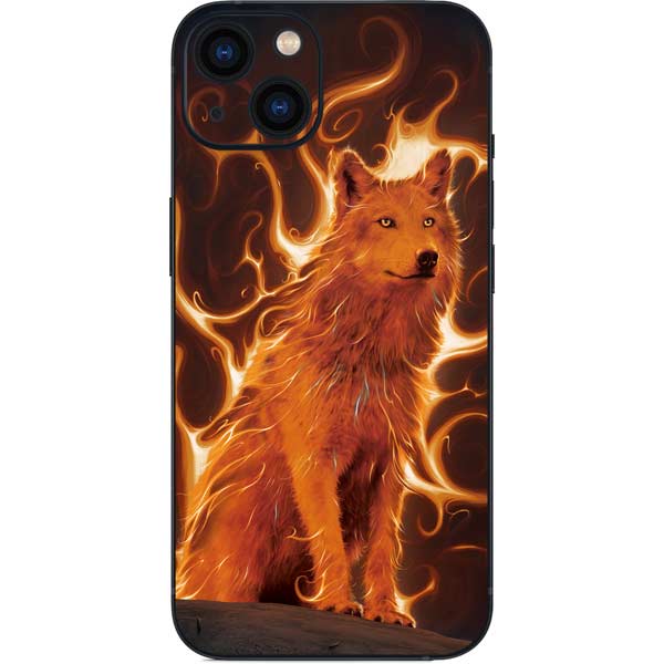 Phoenix Wolf by Vincent Hie iPhone Skins