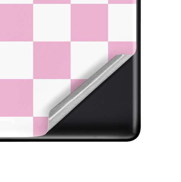 Pink and White Checkerboard Pixel Skins