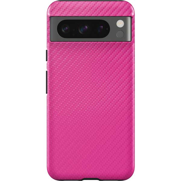 Pink Carbon Fiber Specialty Texture Material Pixel Cases