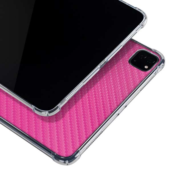 Pink Carbon Fiber Specialty Texture Material iPad Cases