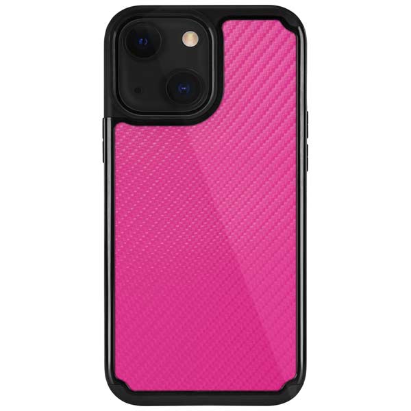 Pink Carbon Fiber Specialty Texture Material iPhone Cases