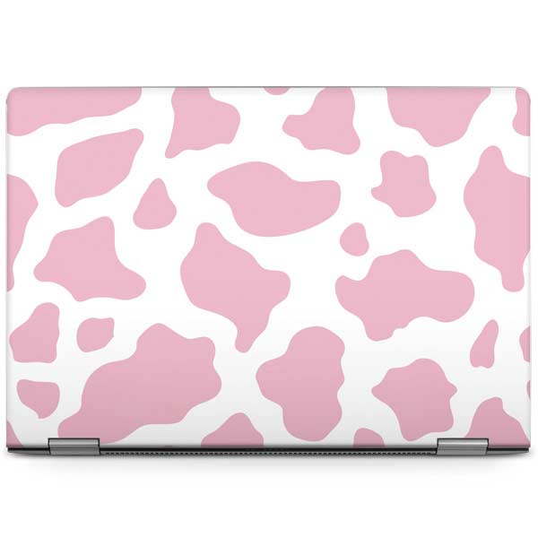 Pink Cow Print Laptop Skins