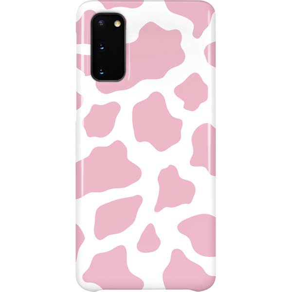 Pink Cow Print Galaxy Cases