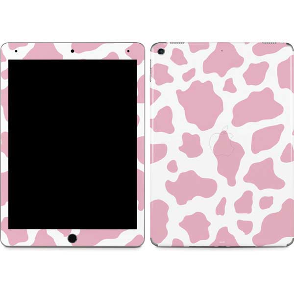 Pink Cow Print iPad Skins