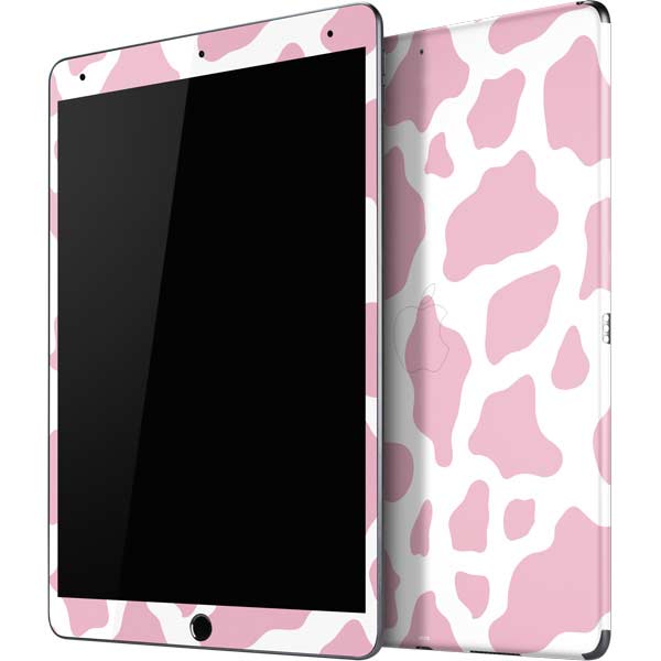 Pink Cow Print iPad Skins