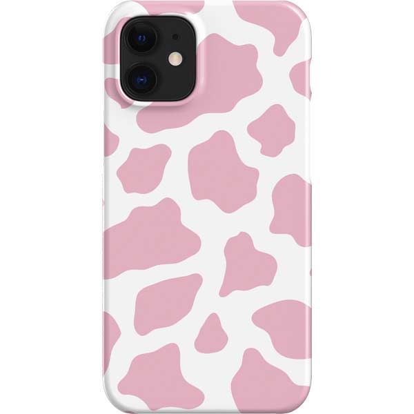 Pink Cow Print iPhone Cases