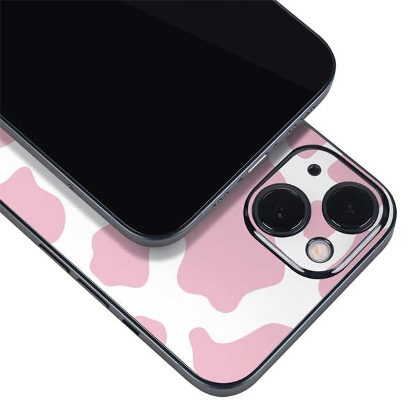 Pink Cow Print iPhone Skins