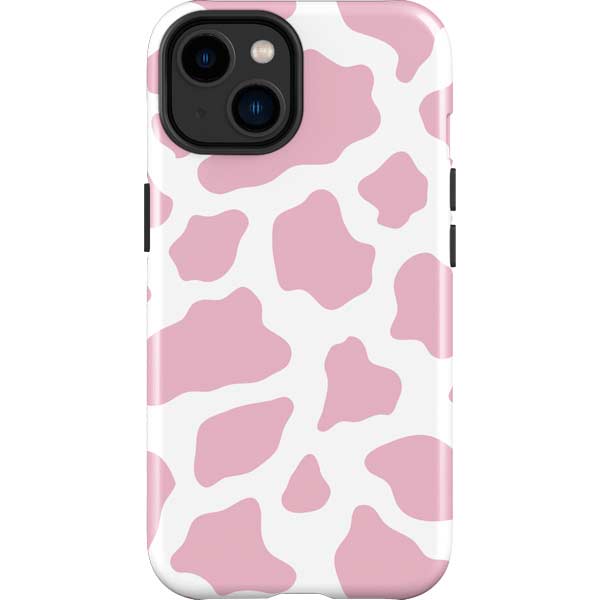 Pink Cow Print iPhone Cases