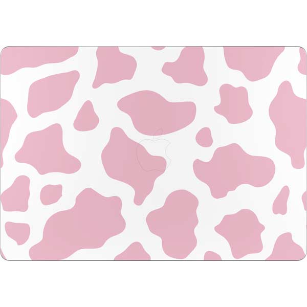 Pink Cow Print MacBook Skins