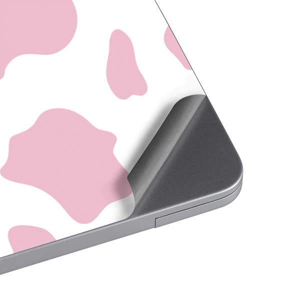 Pink Cow Print MacBook Skins