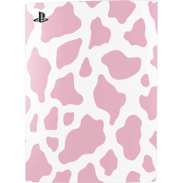 Pink Cow Print PlayStation PS5 Skins