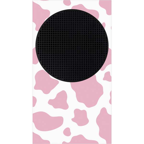 Pink Cow Print Xbox Series S Skins